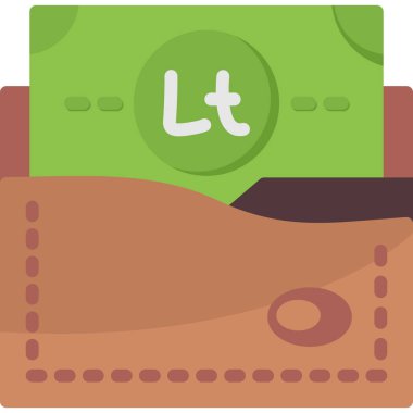 Para için. Web simgesi basit illüstrasyon