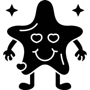 Yıldız. Web simgesi basit illüstrasyon