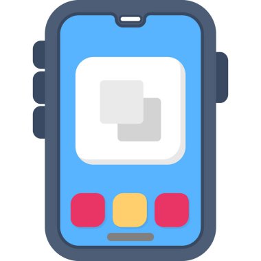 Banka kartı. Basit illüstrasyon