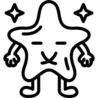 sevimli ve komik uzaylı karakter, vektör simgesi tasarımı