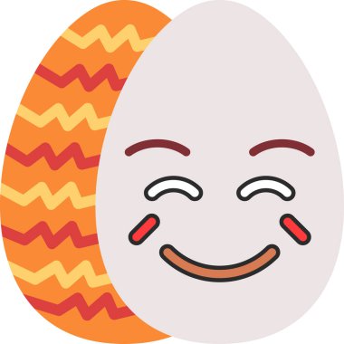 yüz simgesi, vektör çizimi