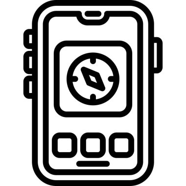 akıllı saat simgesi, vektör tasarımı