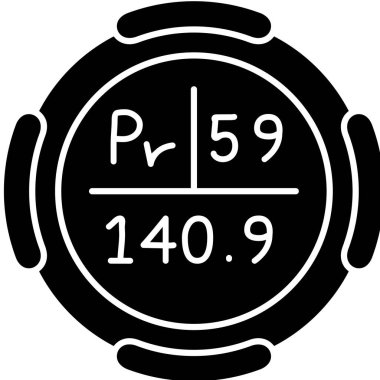 Kronometre simgesi. vektör illüstrasyonu
