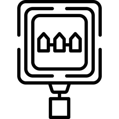 akıllı ev simgesi, vektör tasarımı