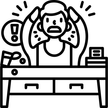 stres bozukluğu simgesi