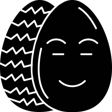 Yumurta. Web simgesi basit tasarım