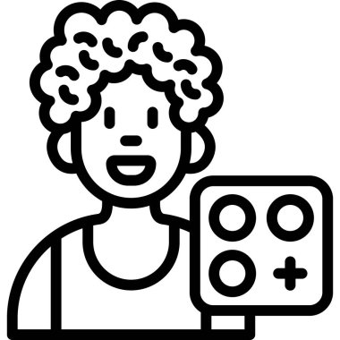 Oyun. Web simgesi basit illüstrasyon