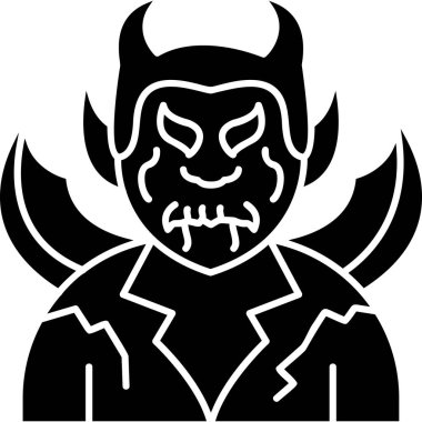 Şeytan Şeytan simgesi katı bir şekilde