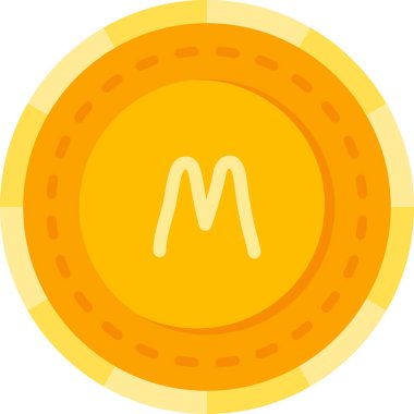 Bozuk para para para para birimi simgesi düz biçimli