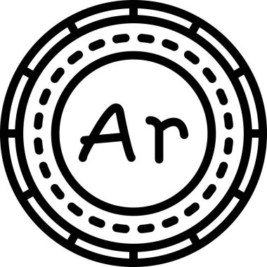 para para birimi simgesi ana hat biçiminde