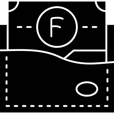 ticket web icon, simple illustration