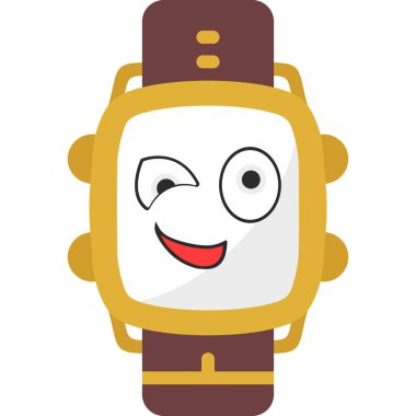 Alarm saati simgesi, vektör illüstrasyonu