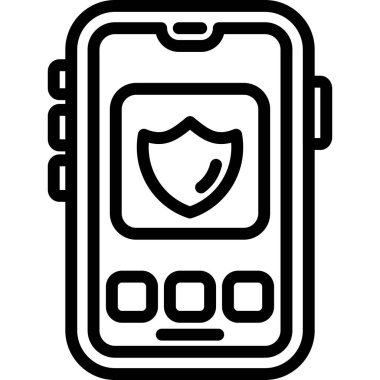 Güvenlik kalkanı simgesi. Beyaz arkaplanda izole edilmiş web tasarımı için ana kalkan vektör simgesi