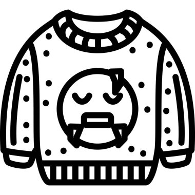 Kazak ikonu. Web için yün vektör sembolünün özet çizimi