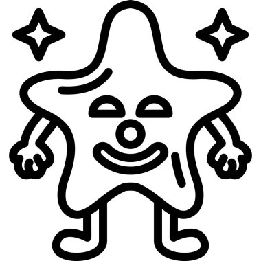 Yıldız simgesi, anahat stili