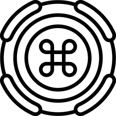 Bir burç işaretinin vektör çizimi