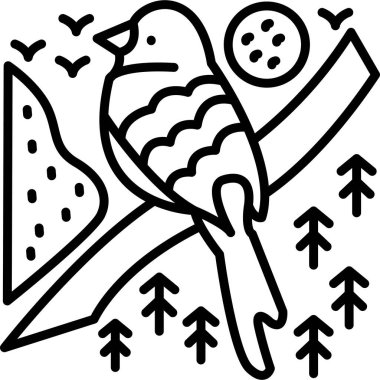 Baykuş kuş hayvan simgesi