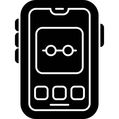 smartwatch simge vektör çizimi