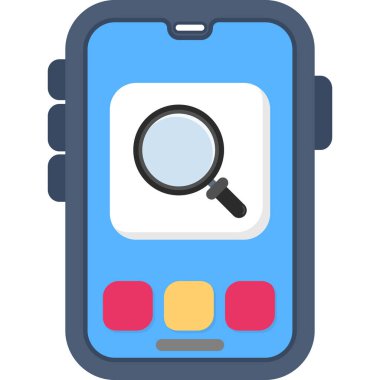 - Telefon. Web simgesi basit illüstrasyon