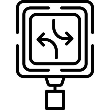 ok yönü simgesi, özet biçimi