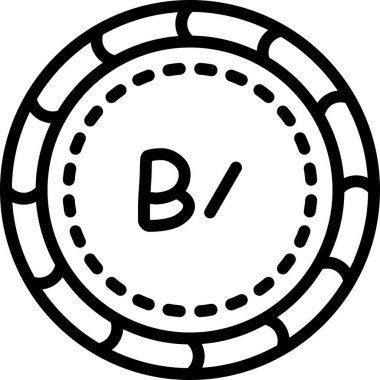 Bozuk para. Web simgesi basit illüstrasyon