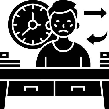 iş yönetimi zaman simgesi