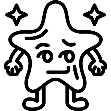 Yıldız simgesi, anahat stili