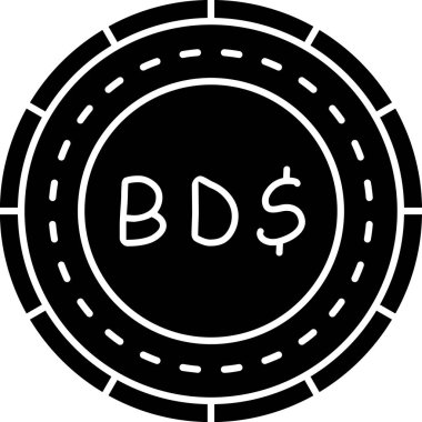 Para simgesinin vektör illüstrasyonu