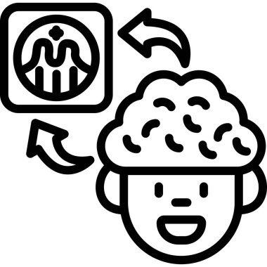 Ana hat biçiminde bulut veri koruma simgesi