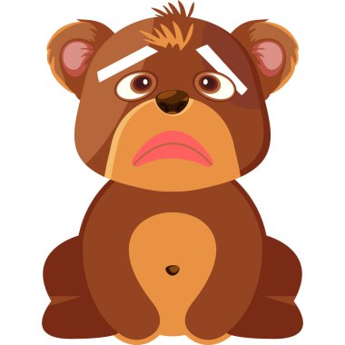 Üzgün çizgi film Boz Ayı