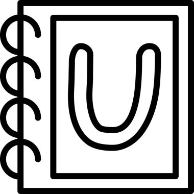 Kitap eğitimi ikonu ana hatlarıyla