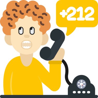 çağrı merkezi operatörü çizgi film karakteri