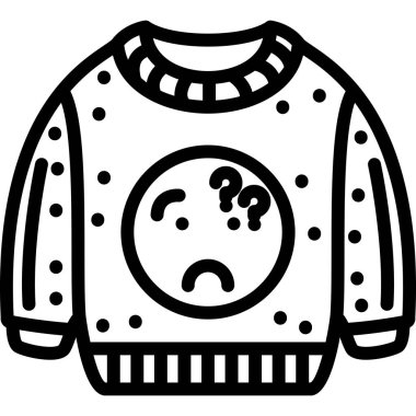 Bebek giysisi ikonu. Web için bebek vektör simgelerinin özet çizimi