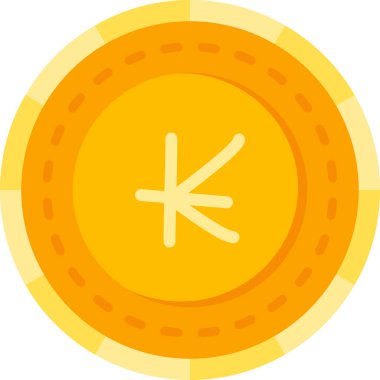 Bozuk para. Web simgesi basit illüstrasyon