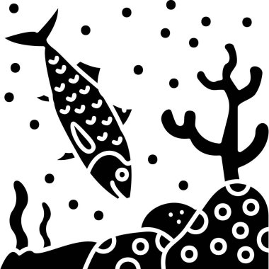 Balıkların vektör illüstrasyonu