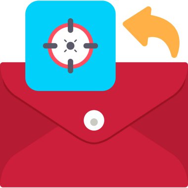 Dizin Düz ikon vektör illüstrasyonu