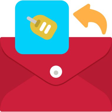 yiyecek düz vektör simgesi