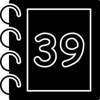 6 numaranın vektör illüstrasyonu