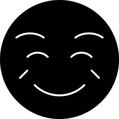Mutlu Yüz. Basit tasarım
