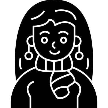 Genç kız simgesi, taslak biçimi