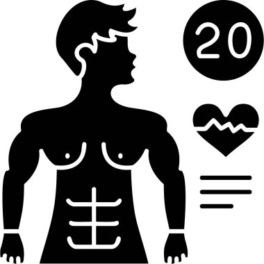 Bir adamın vektör illüstrasyonu