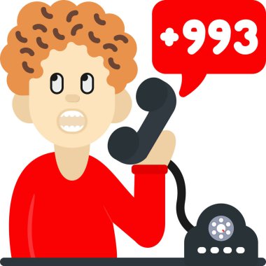 909 'u arayın. Telefon vektörü çizimi olan çizgi film kızı.