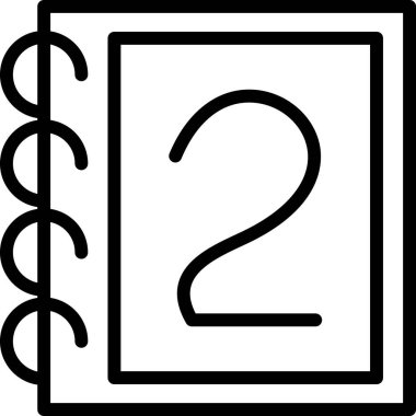 takvim tarihi simgesi ana hat biçiminde