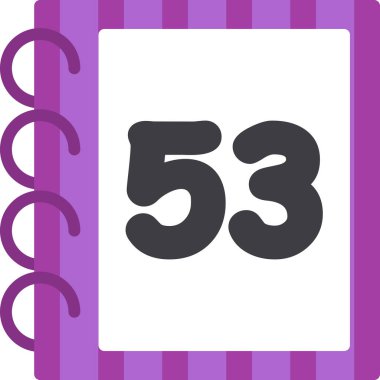 56 yıllık modern simge vektör illüstrasyonu