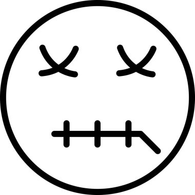 Moda biçimi izole edilmiş arkaplanda emoji yüzü simgesi