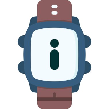 akıllı saat simge vektör illüstrasyonu