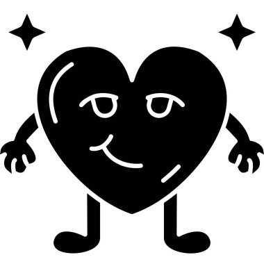 Aşk simgesi vektör illüstrasyonu