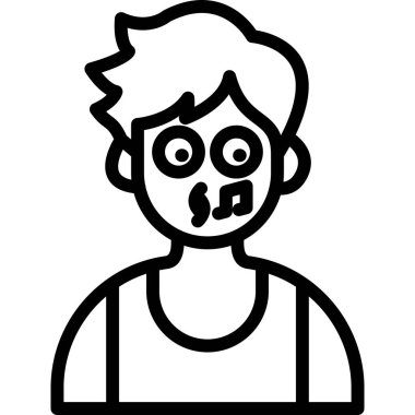 Ölü adam simgesi, taslak biçimi