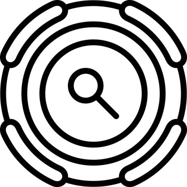 Seo simgesinin vektör illüstrasyonu