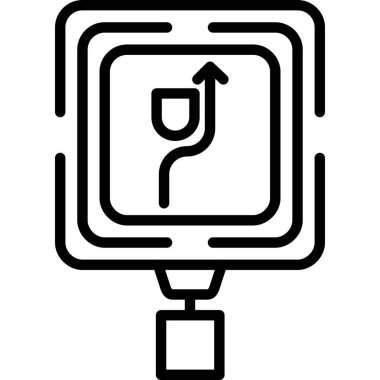 - Evet. Web simgesi basit illüstrasyon